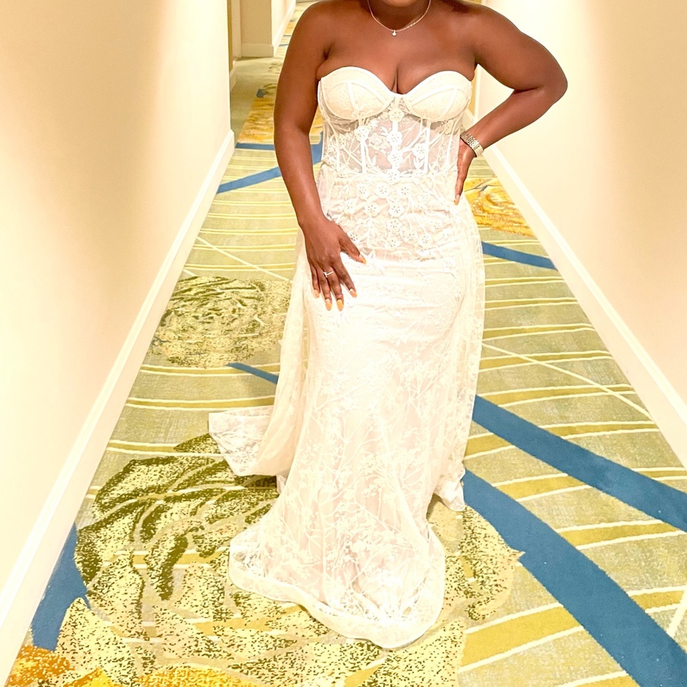 The perfect wedding or reception dress.